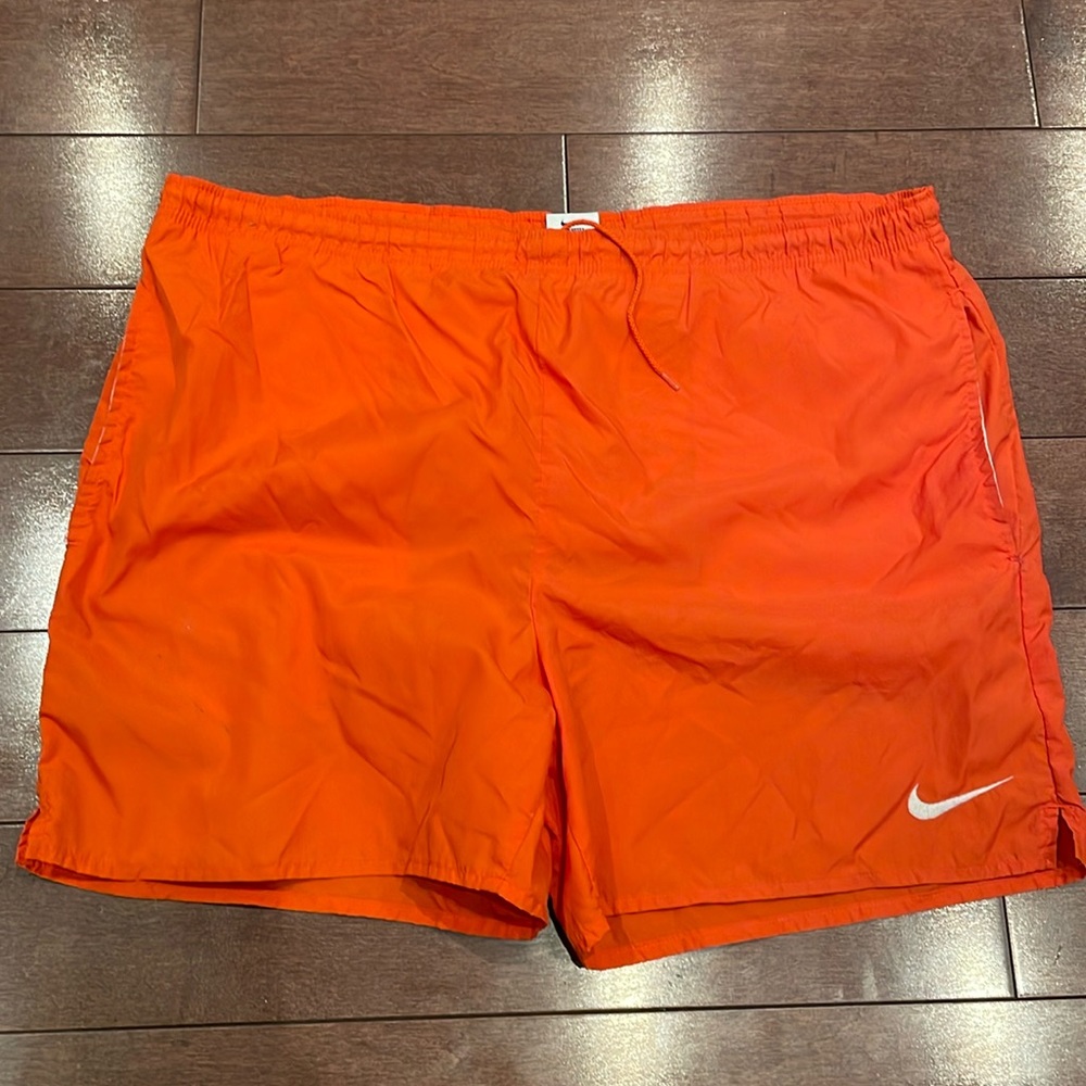 Nike Orange Swim Shorts